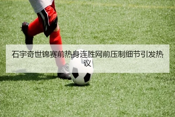 石宇奇世锦赛前热身连胜网前压制细节引发热议